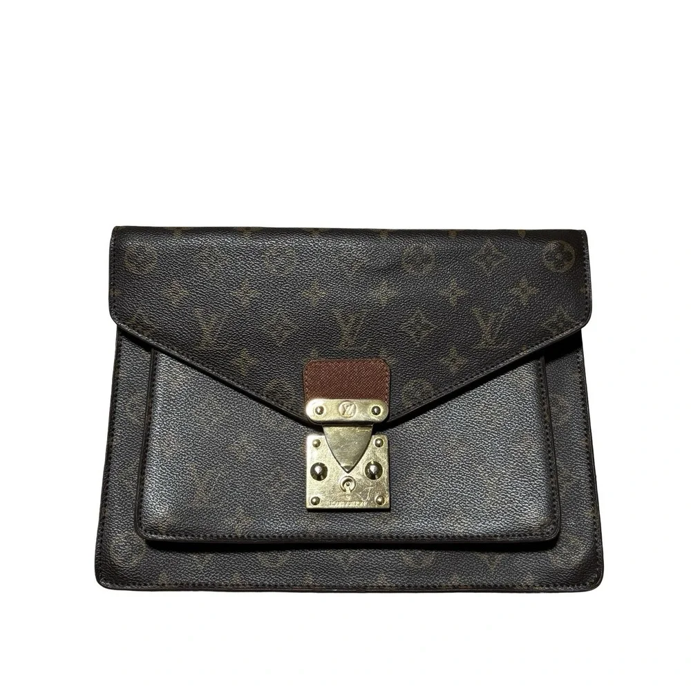 2008 Louis Vuitton Monogram Monceau 28 M51185 Hand Bag Monogram Logo *DAMAGED*